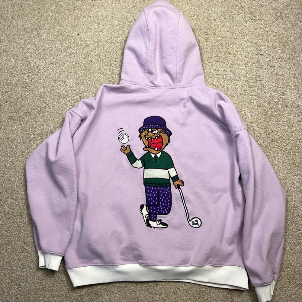 Mitch Flippo MFG Breakfast Club Hoodie Men’s XL Purple Heavyweight Golf Pullover